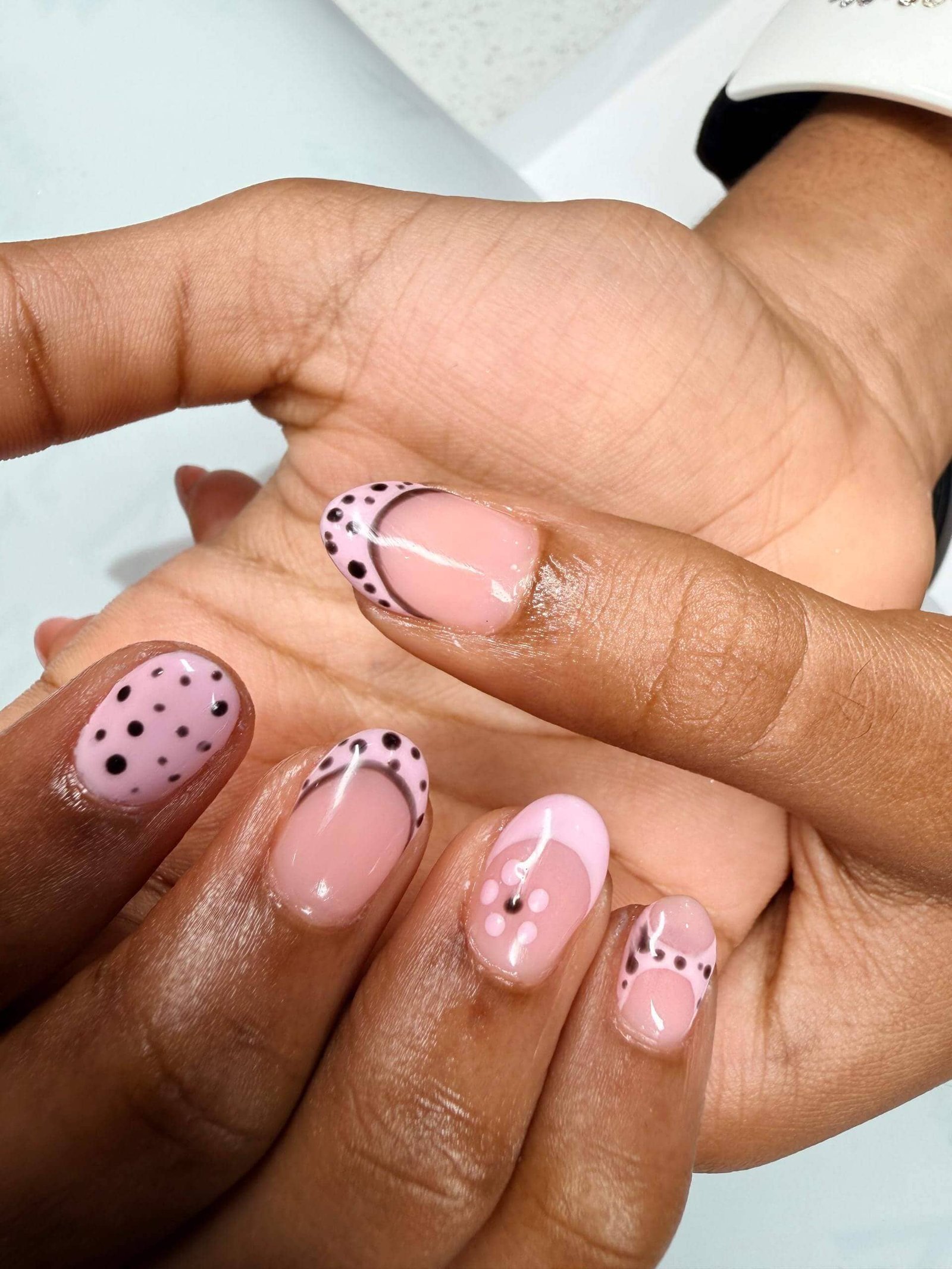 Signature nail detail by Gilded Nail Studio